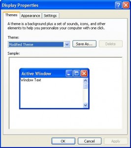 display properties
