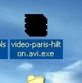 The malware sitting pretty on my desktop